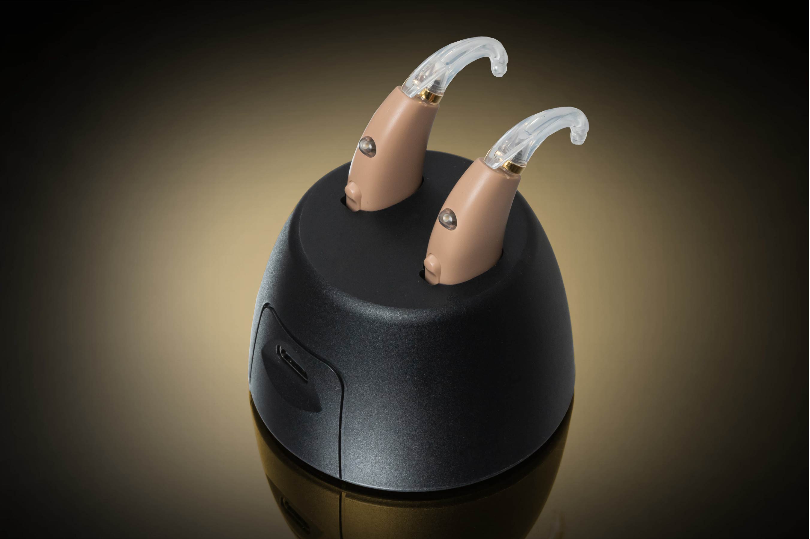 Rechargeable BTE Type Hearing Aid (Dual unit)